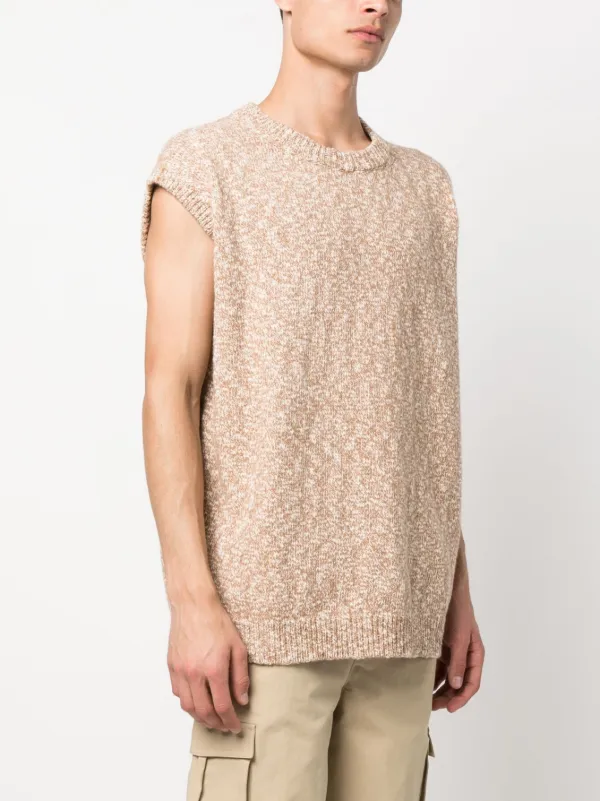 【nuyuh】fringe rope knit vest beige ビスチェ nuyuh】fringe rope knit vest beige ビスチェ nuyuh fringe