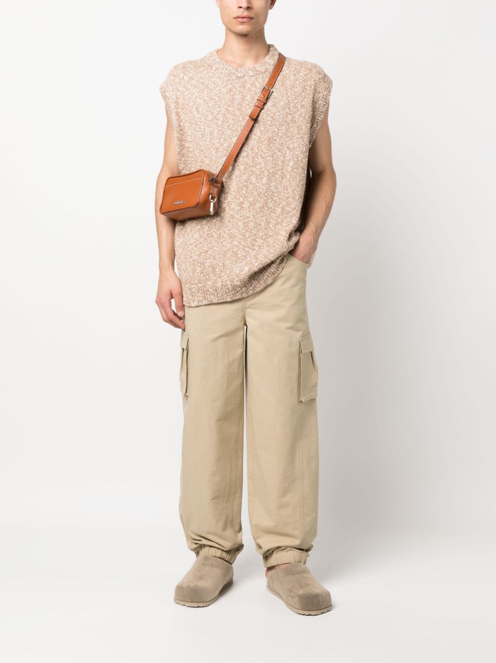 Shop A Kind Of Guise Nadeem Knit Vest In Neutrals