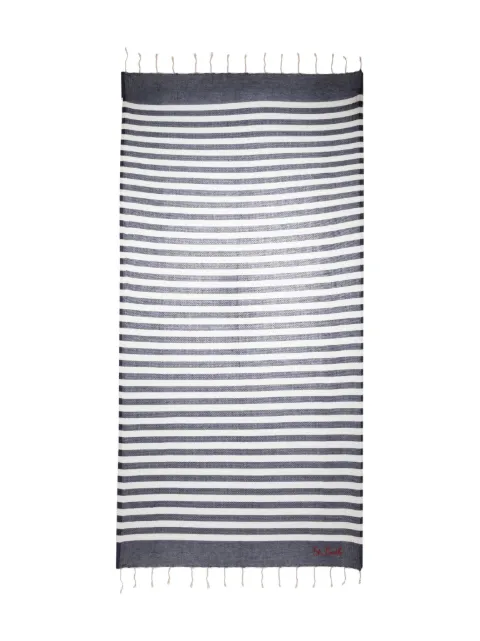 MC2 Saint Barth Kids striped cotton beach towel