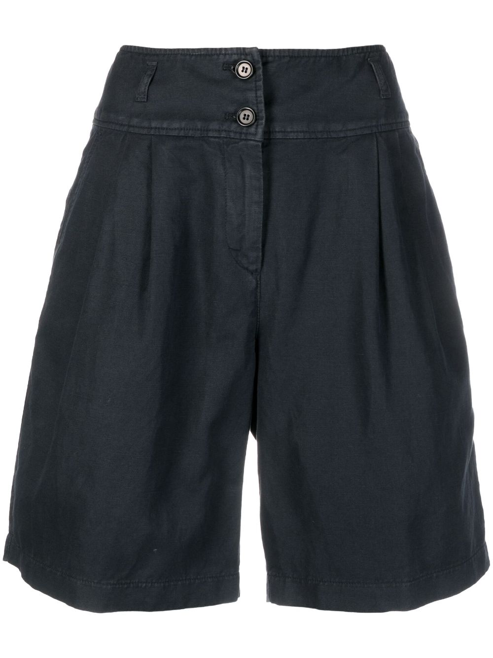 pleat-detail Bermuda shorts