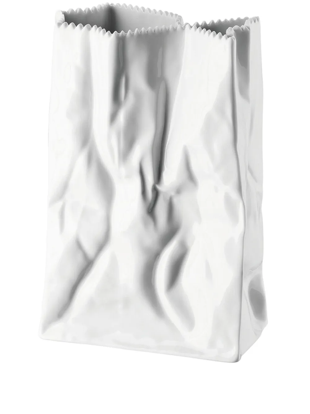 Rosenthal paper-bag 18cm porcelain vase | White | Image 1