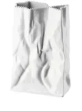 Rosenthal paper-bag 18cm porcelain vase - White