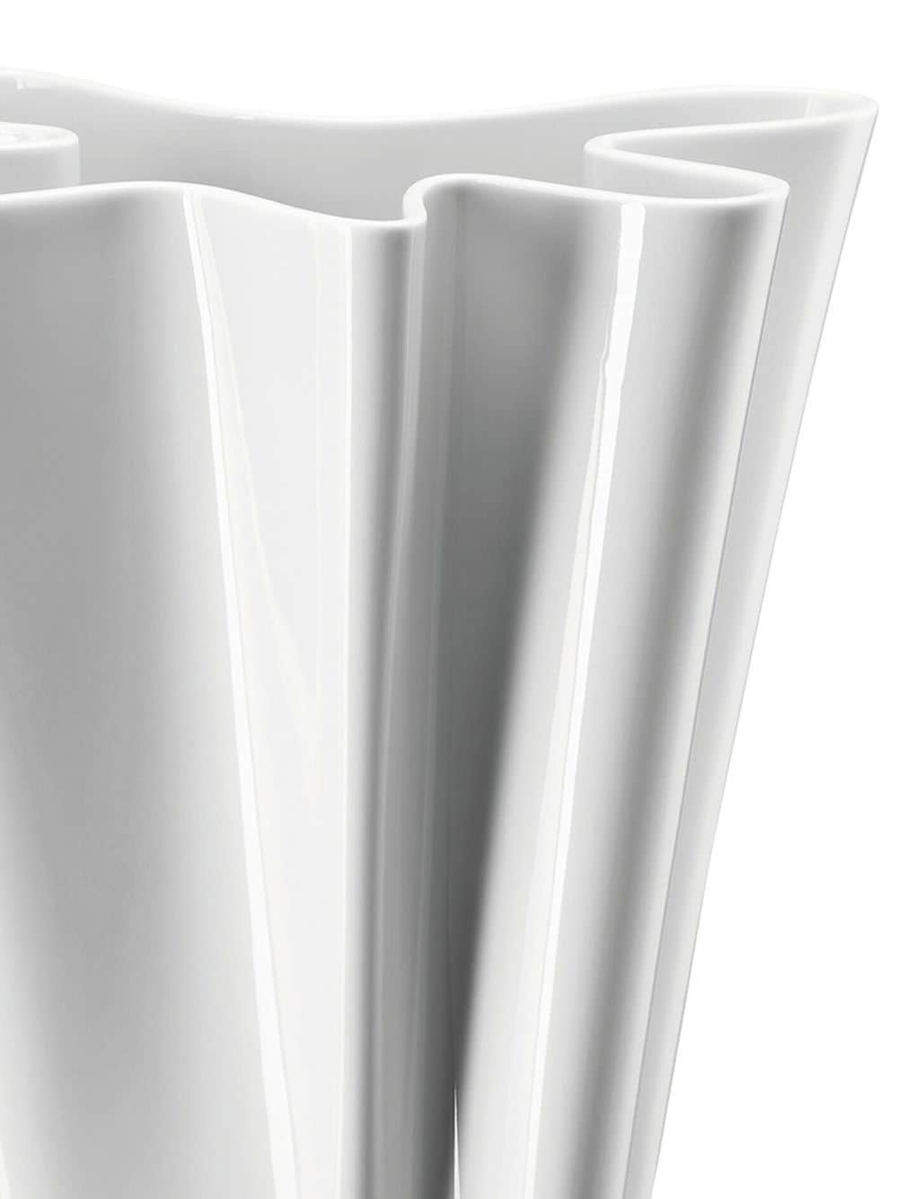 Shop Rosenthal Flux Porcelain Vase In White