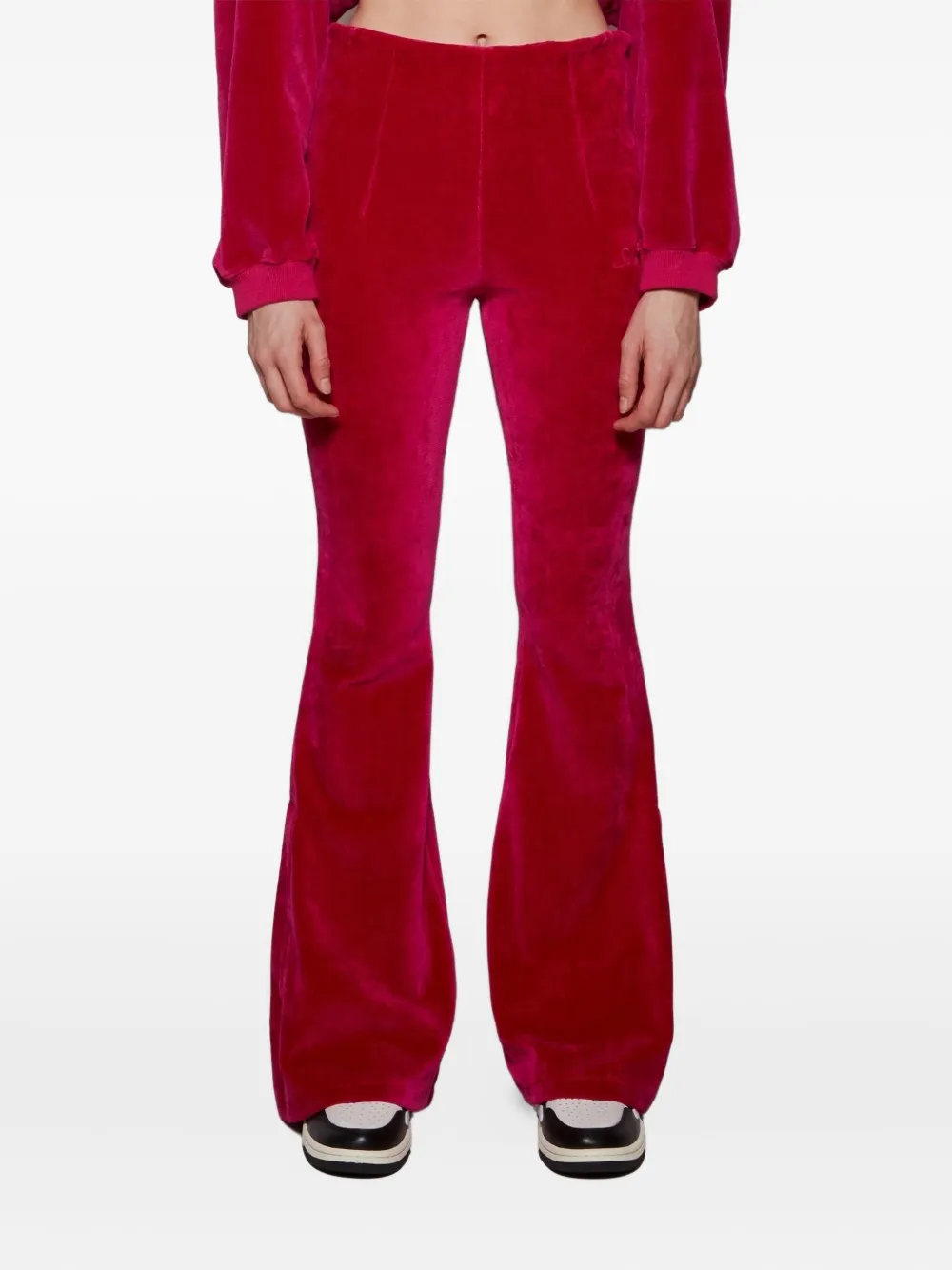 Amiri Flare Leggings Fuchsia Pink In Red