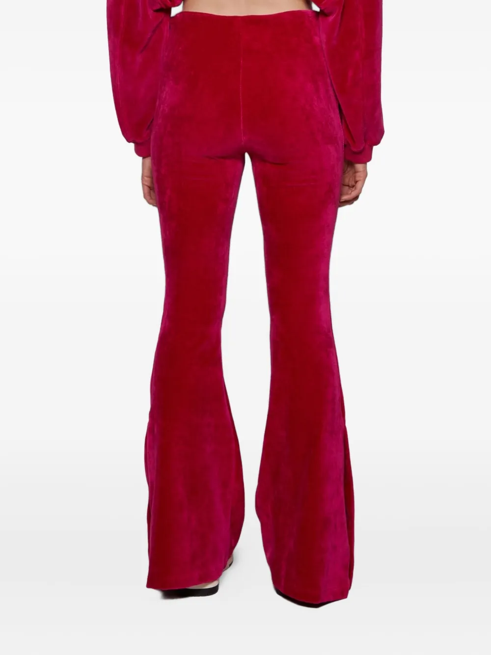 Amiri Flare Leggings Fuchsia Pink In Red