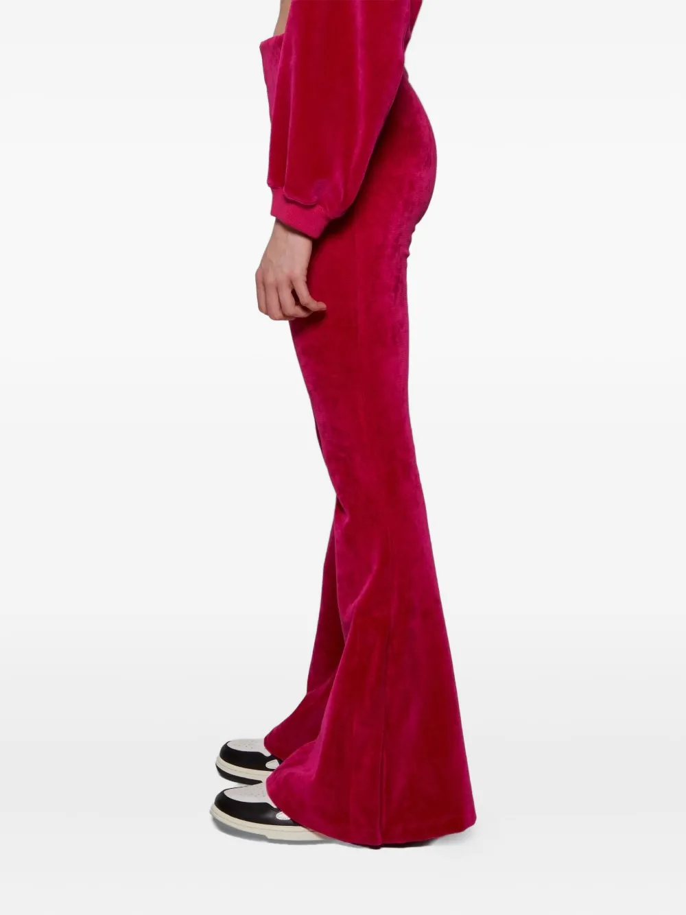 Amiri Flare Leggings Fuchsia Pink In Red
