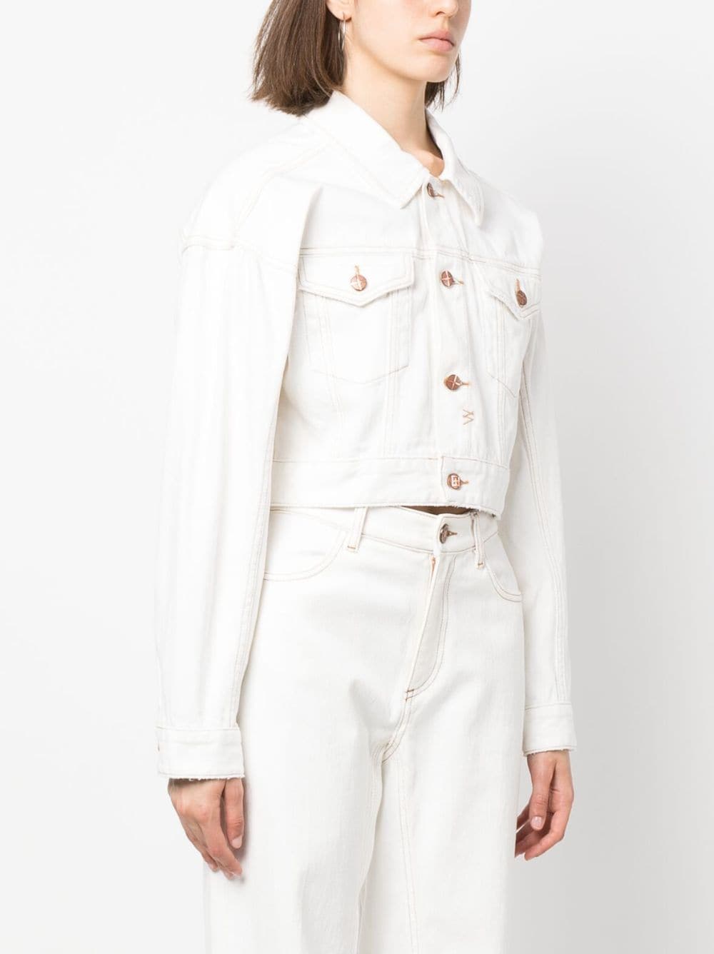 Shop Ksubi Billie Sugar Rush Jacket In White