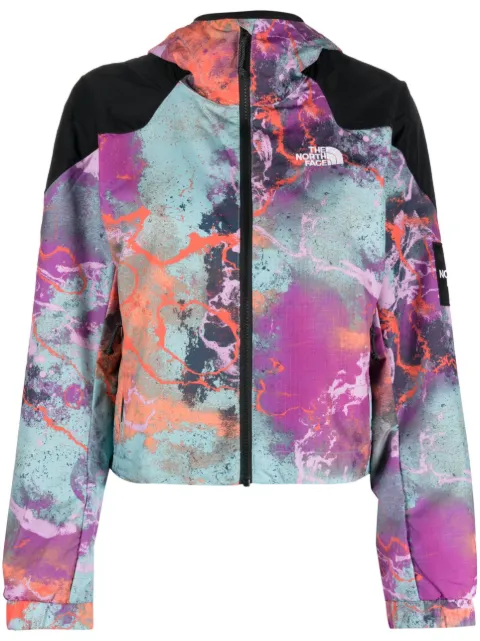 The North Face - Dynaka abstract-print ripstop track jacket