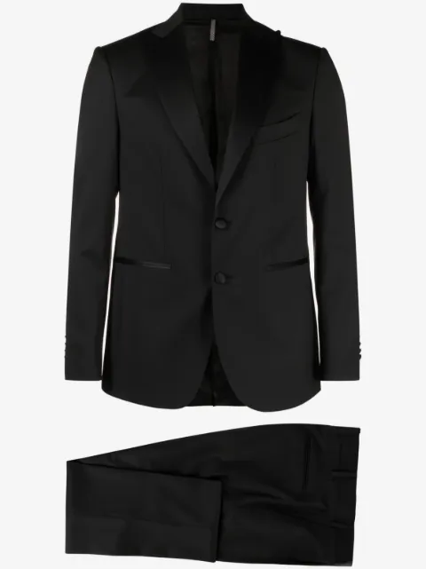  Château Lafleur-Gazin peak-lapel single-breasted blazer