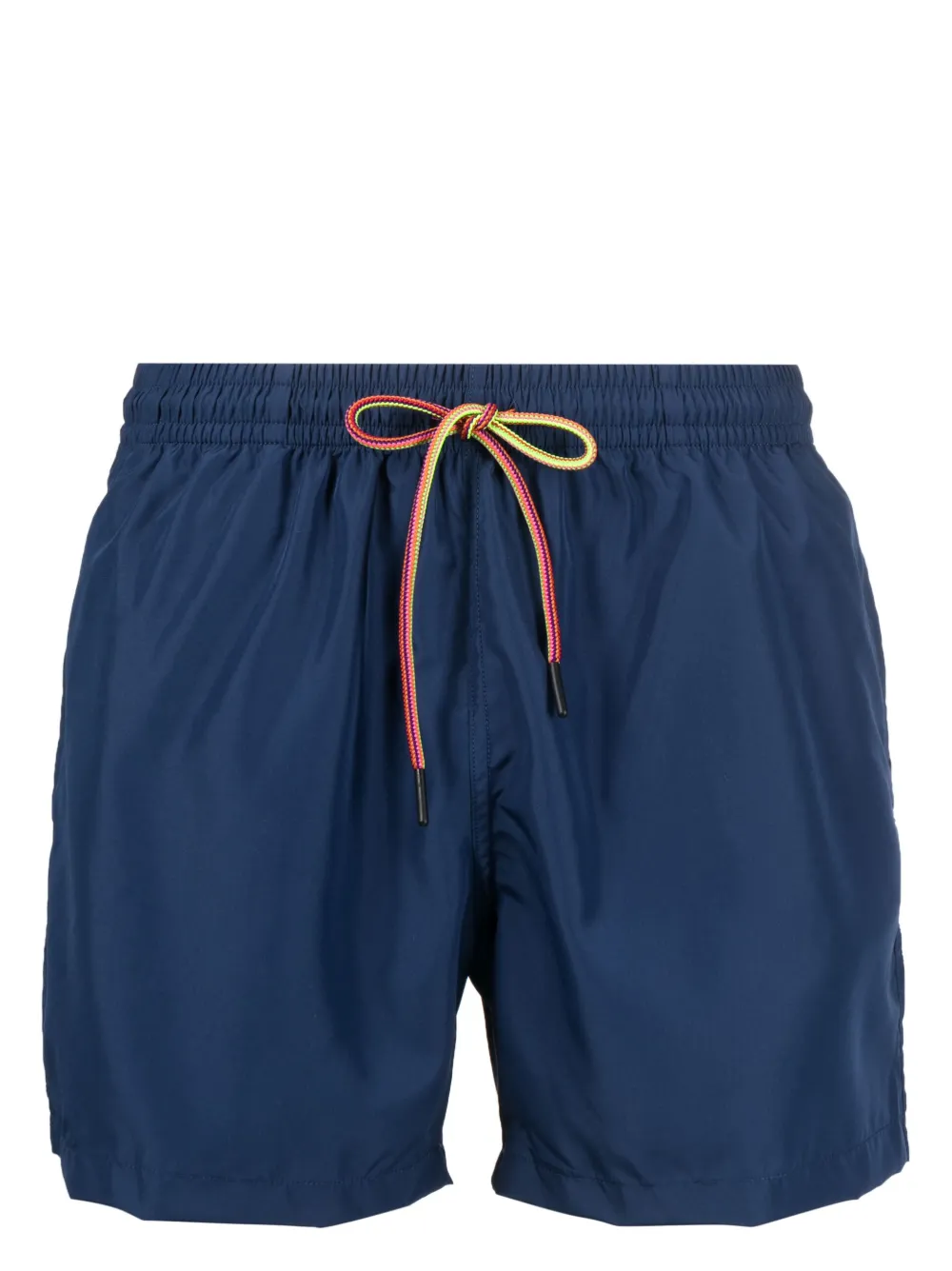 Nos Beachwear logo-patch swim shorts | Blue | Image 1