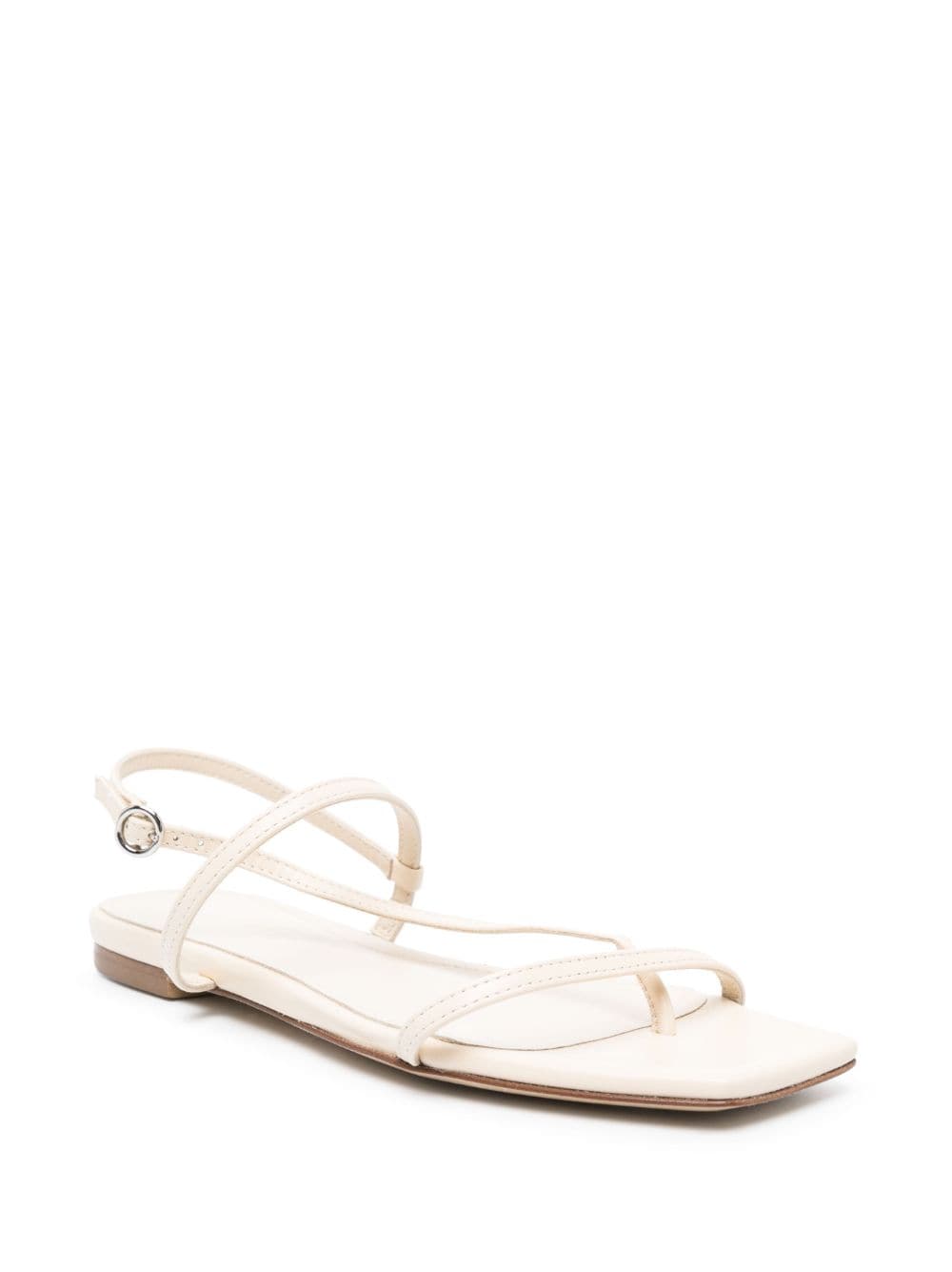 Aeyde Renee sandalen met open neus - Beige