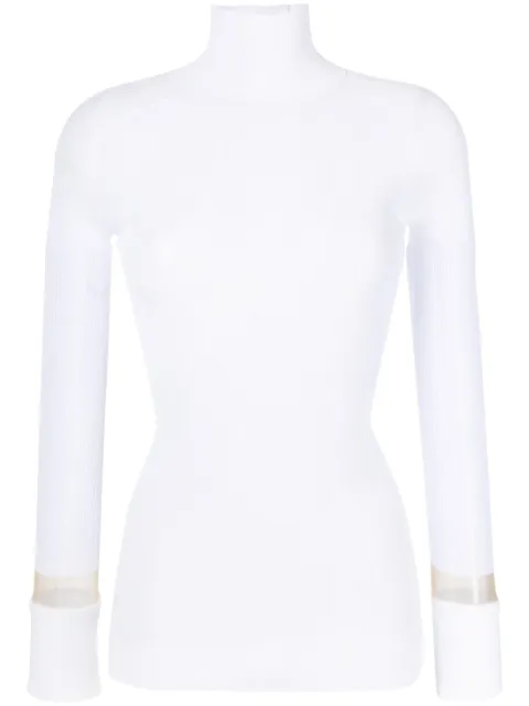 Toga high-neck knitted top