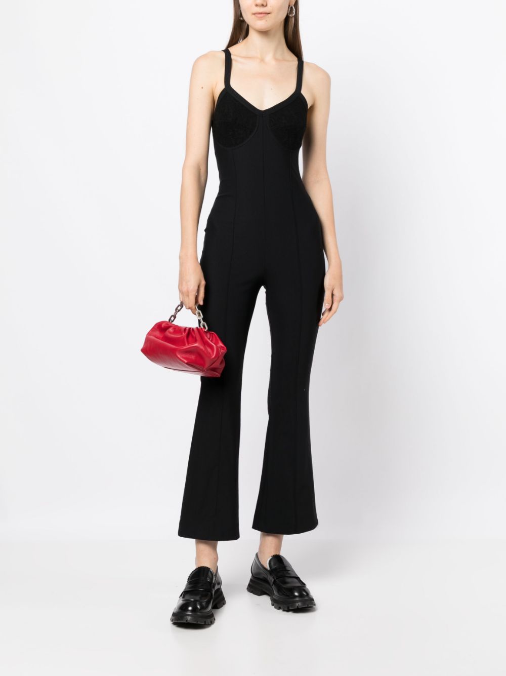 Toga Mouwloze jumpsuit - Zwart