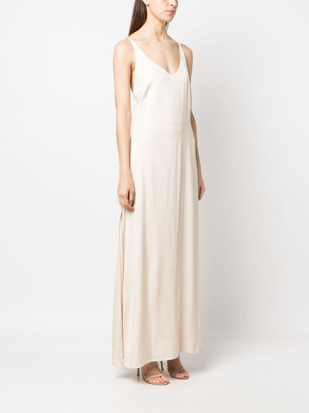 Peserico V-neck Slip Maxi Dress - Farfetch