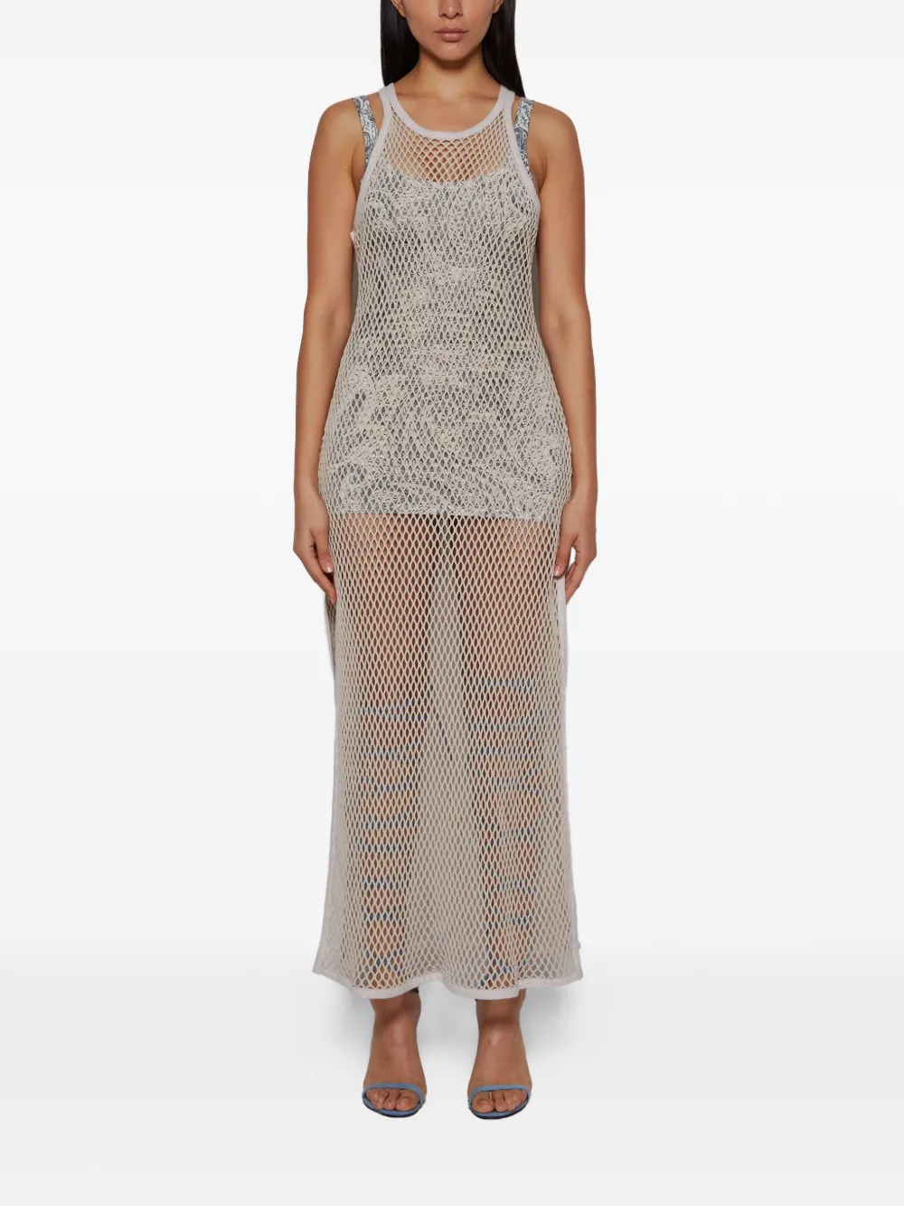 ETRO sleveless midi dress - Blue