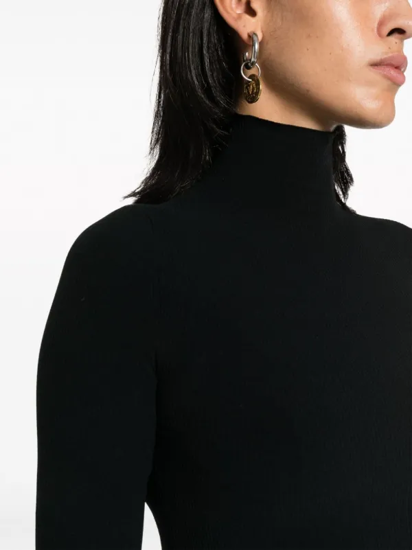 Balenciaga ribbed knit roll neck Jumper Farfetch