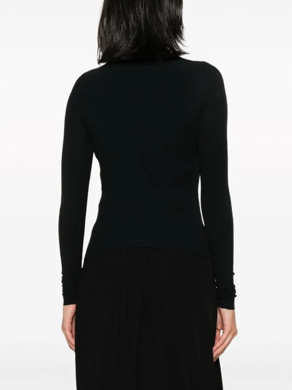 Balenciaga ribbed knit roll neck Jumper Farfetch