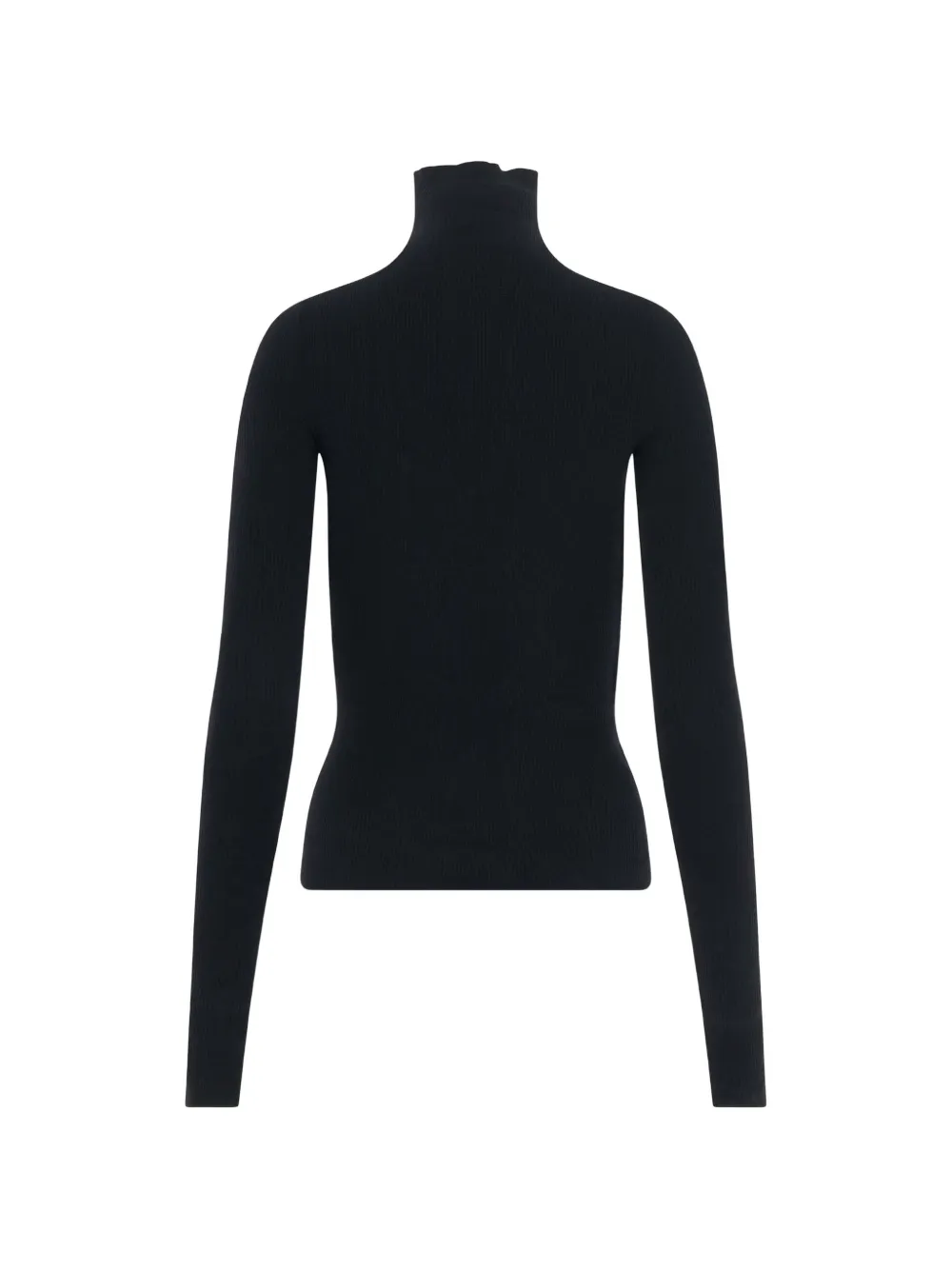 Balenciaga Ribbed-knit Roll-neck Sweater in Black, view 2