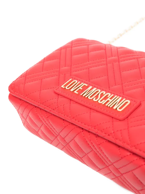 Love moschino diamond best sale quilted boxed sling bag