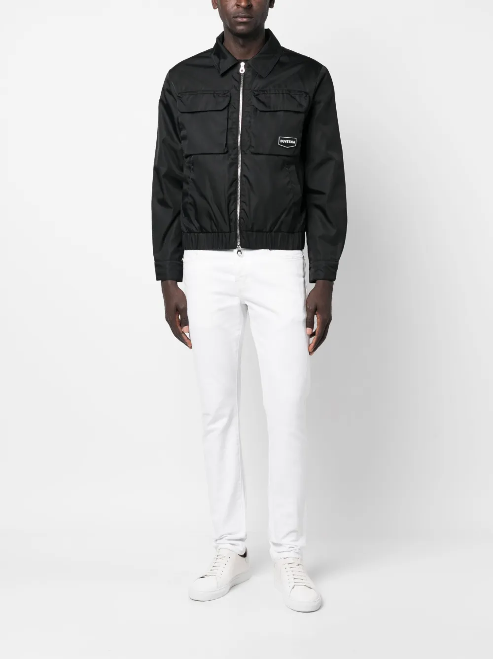 Duvetica Jack met logopatch - Zwart