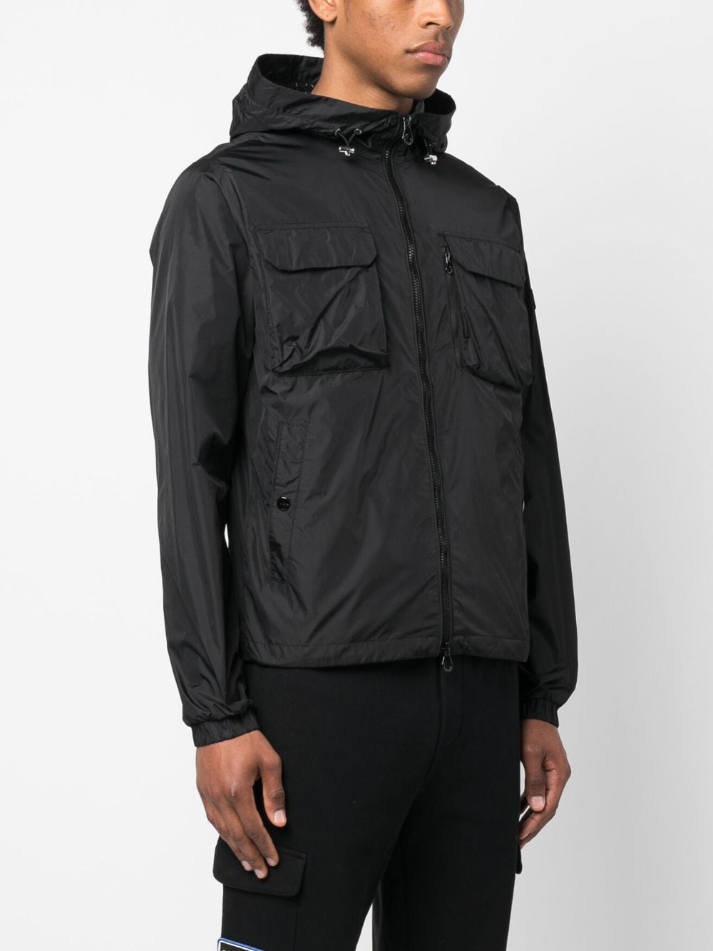 Duvetica logo-patch zip-up Hooded Jacket - Farfetch