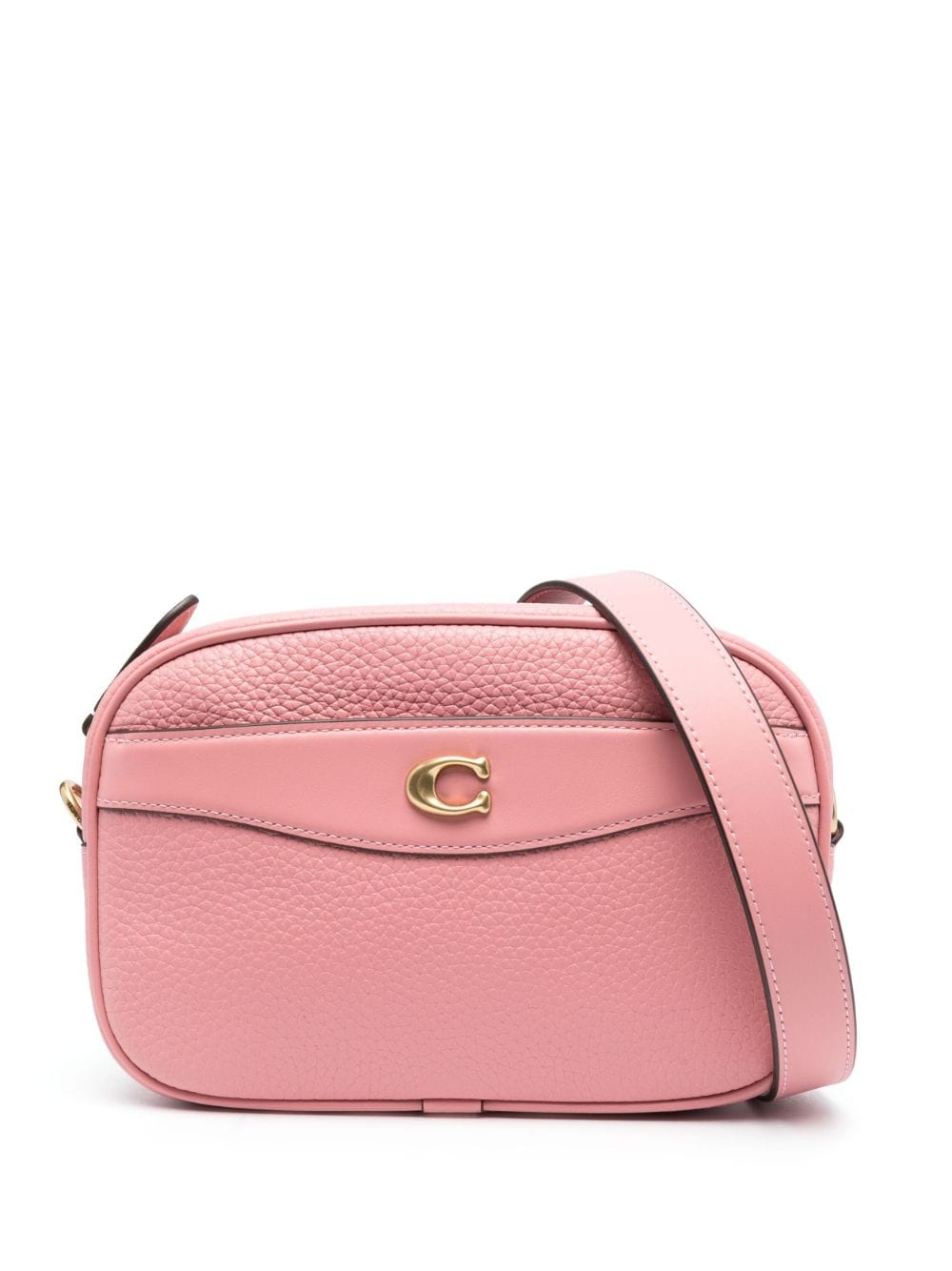 Coach logo-plaque crossbody bag - Pink