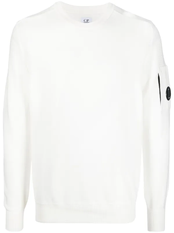 cp company lens sweatshirt grey