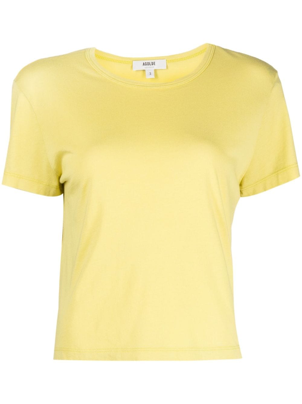 AGOLDE Drew drop shoulder T shirt Farfetch