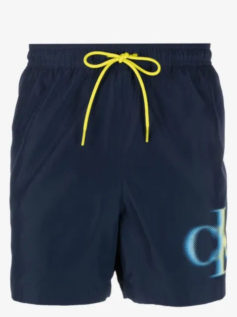 Calvin Klein logo-print swim shorts