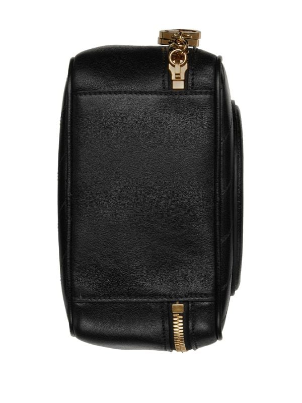 Gucci Dome Sling Bag Black in Leather with Gold-tone - US