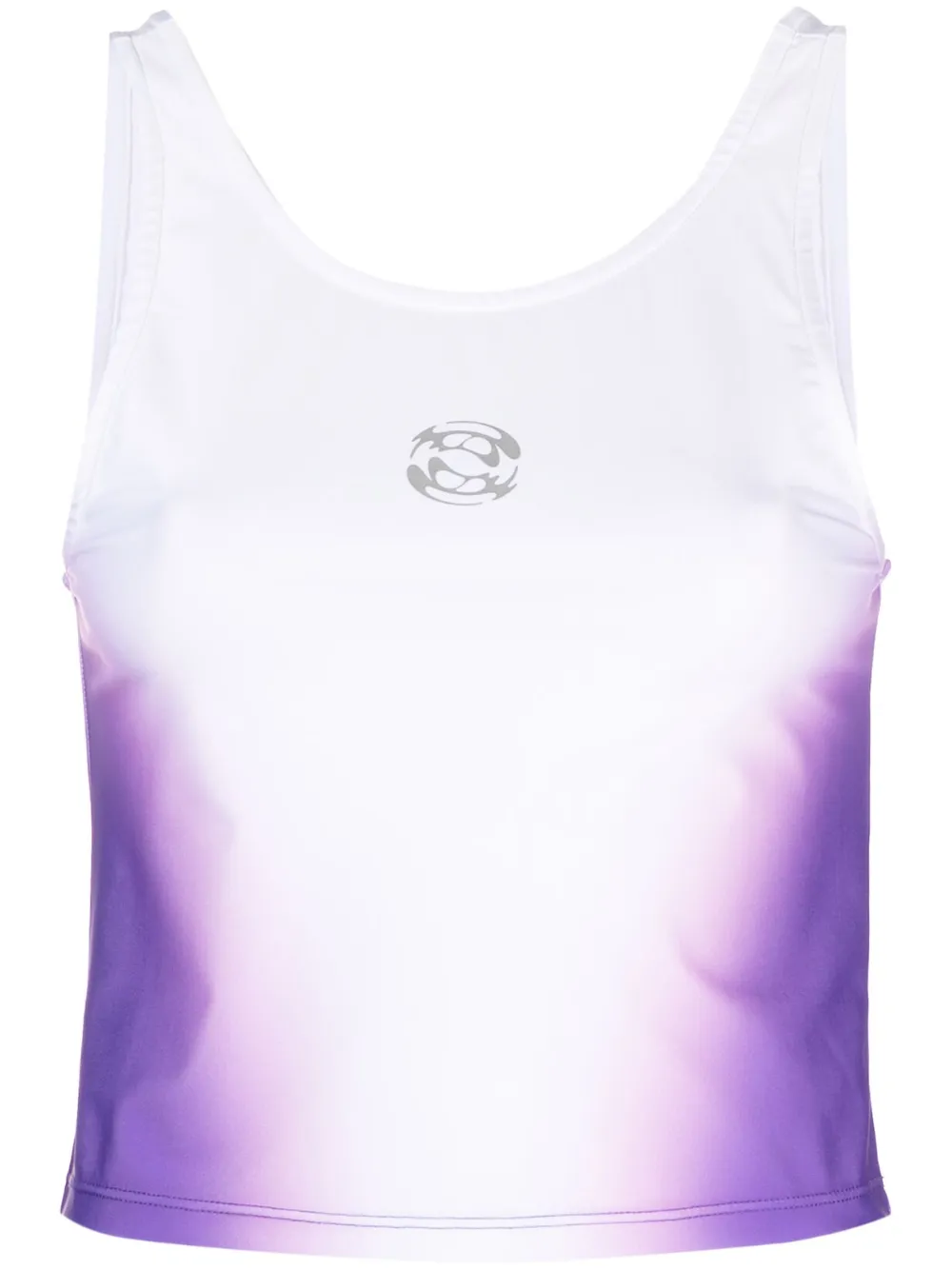 Shop Rombaut Logo-print Sleeveless Tank Top In White
