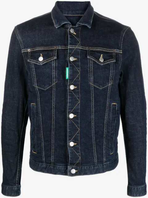 DSQUARED2 スローガン デニムジャケット