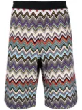Missoni zigzag-woven Bermuda shorts - Black