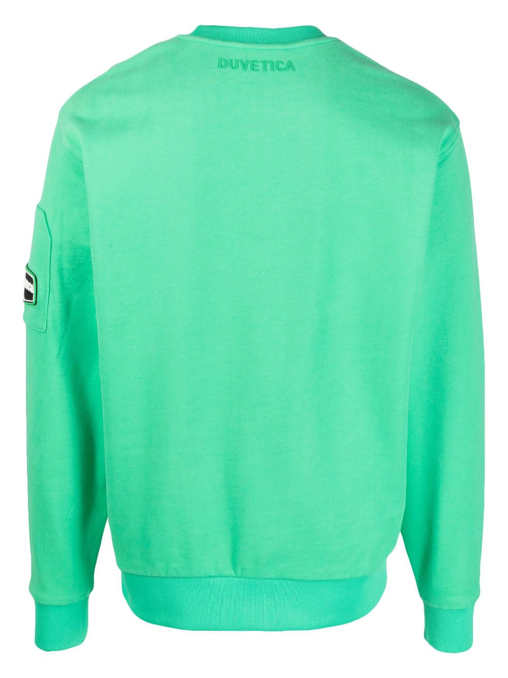 Duvetica Sweater met logopatch - Groen