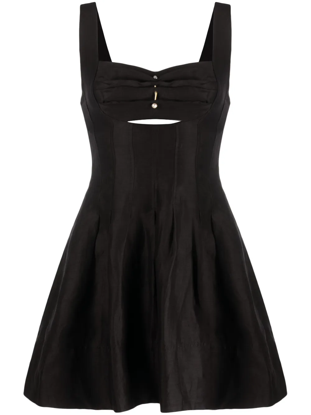 aje black dress with pearls Divinity Pearl-pin Mini In australian brand aje dedicates 1st Birthday dress Cute Black Dress - Size:14.5 - S
