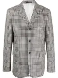 Comme des Garçons Homme Plus patchwork detailing checked blazer - Neutrals