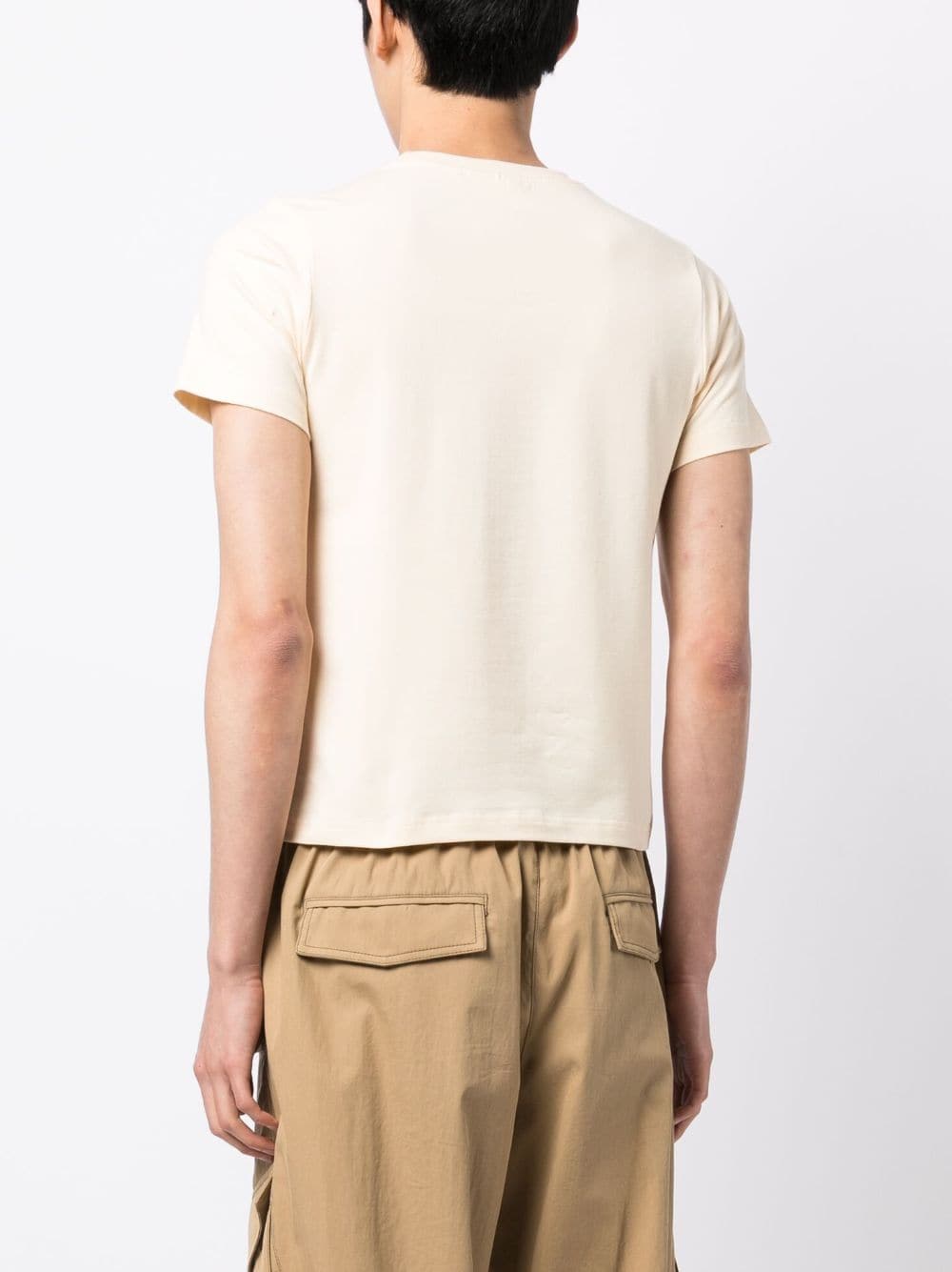 Shop Chocoolate Graphic-print Crew-neck T-shirt In Neutrals