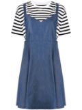 CHOCOOLATE layered T-shirt dress - Blue