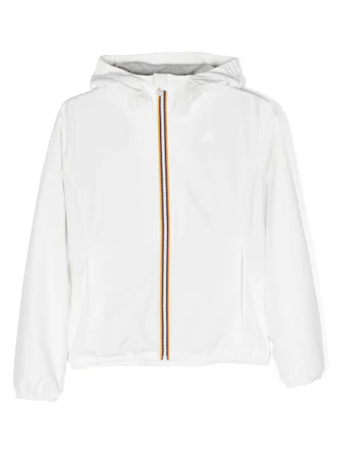 K Way Kids logo-patch hooded jacket