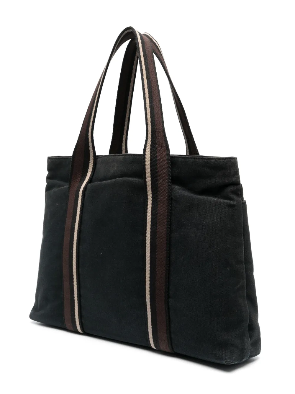 Pre-owned Hermes 2000s Troca Tote Bag In Black