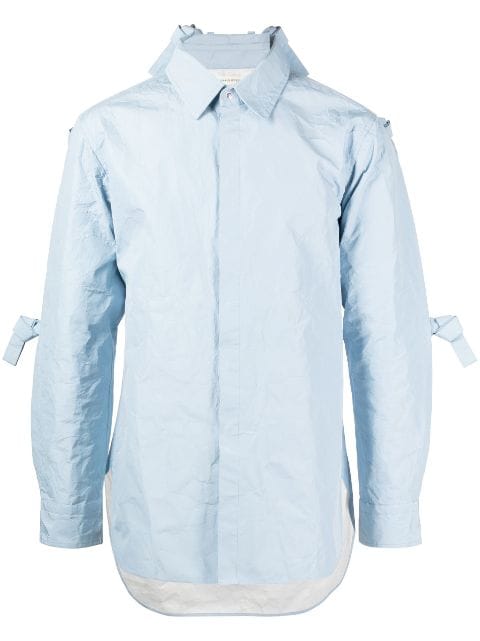 Craig Green crinkled long-sleeve shirt