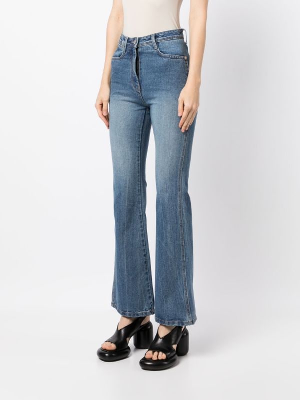 Low Classic high-rise Flared Jeans - Farfetch