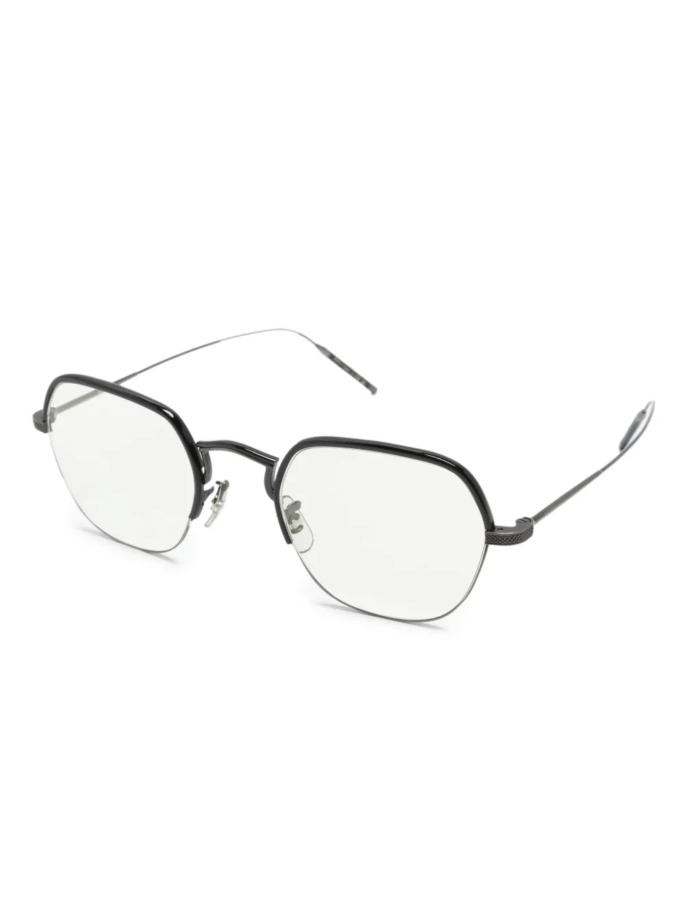 Oliver Peoples TK-7 geometric-frame Glasses - Farfetch