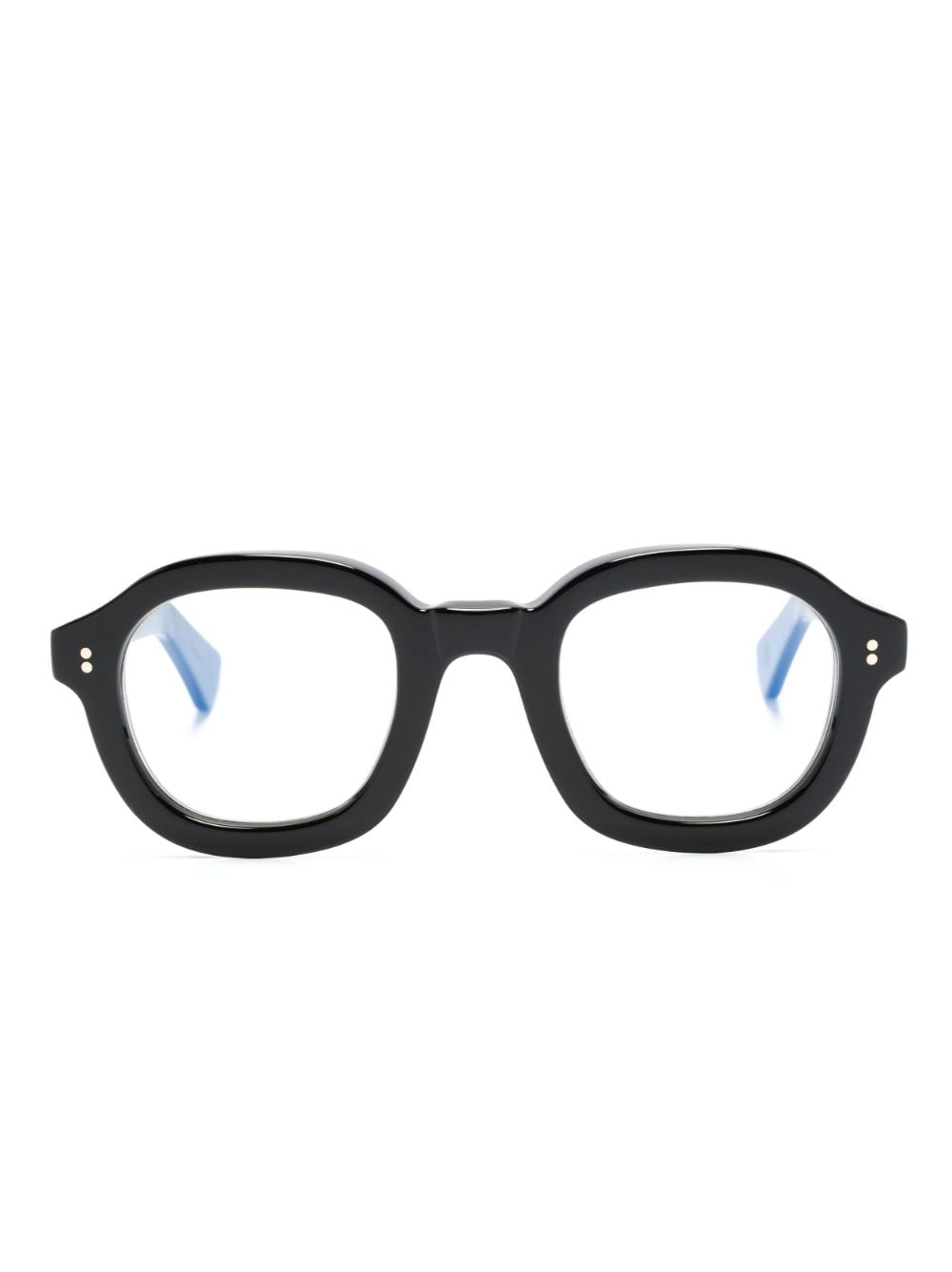 Lesca Round-frame Optical Glasses In Black