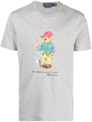 Polo Ralph Lauren Polo Bear T shirt Grey FARFETCH TR