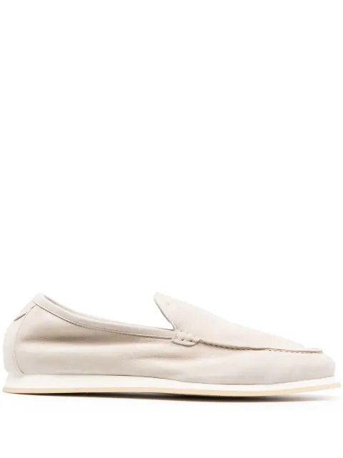 Fedeli slipper suede loafers