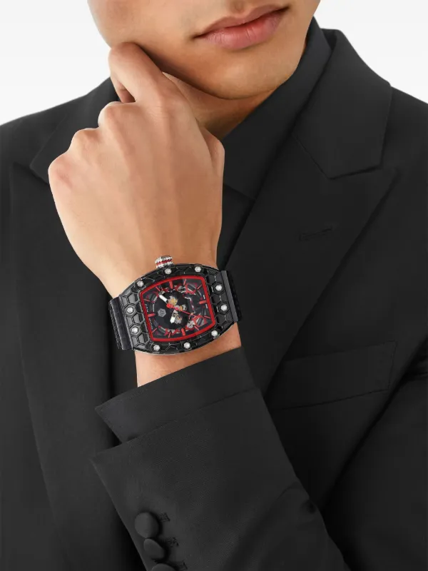 Philipp Plein Crypto King CRY$TAL GHOST 55mm | Grey | FARFETCH