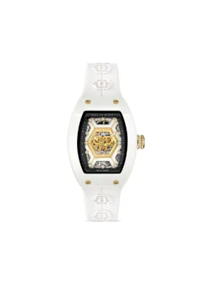 Philipp Plein Cherry Blossom Ice Quee 55mm Watch | Pink | FARFETCH