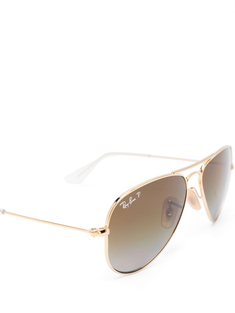 RAY-BAN JUNIOR Aviator graident sunglasses - Goud