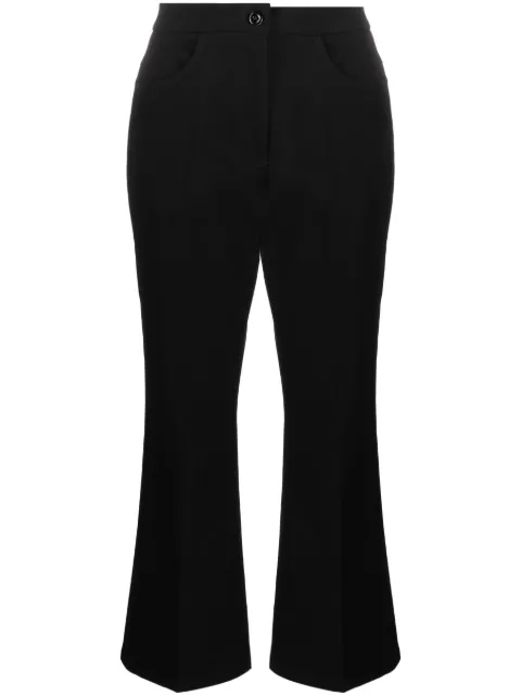 Jil Sander pantalones acampanados con pinzas